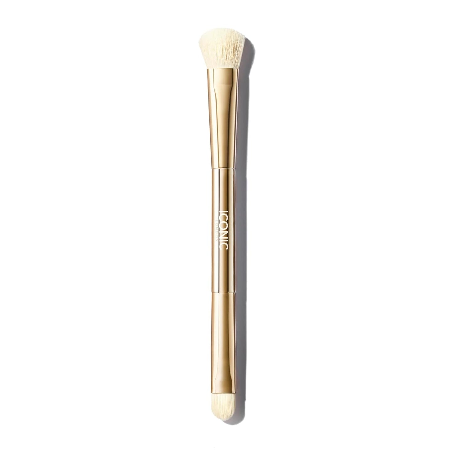 ICONIC LONDON Concealer Duo Brush | Two Sided Makeup Brush, Buff and Blend, Perfect for Liquid and Cream Products, Cruelty Free