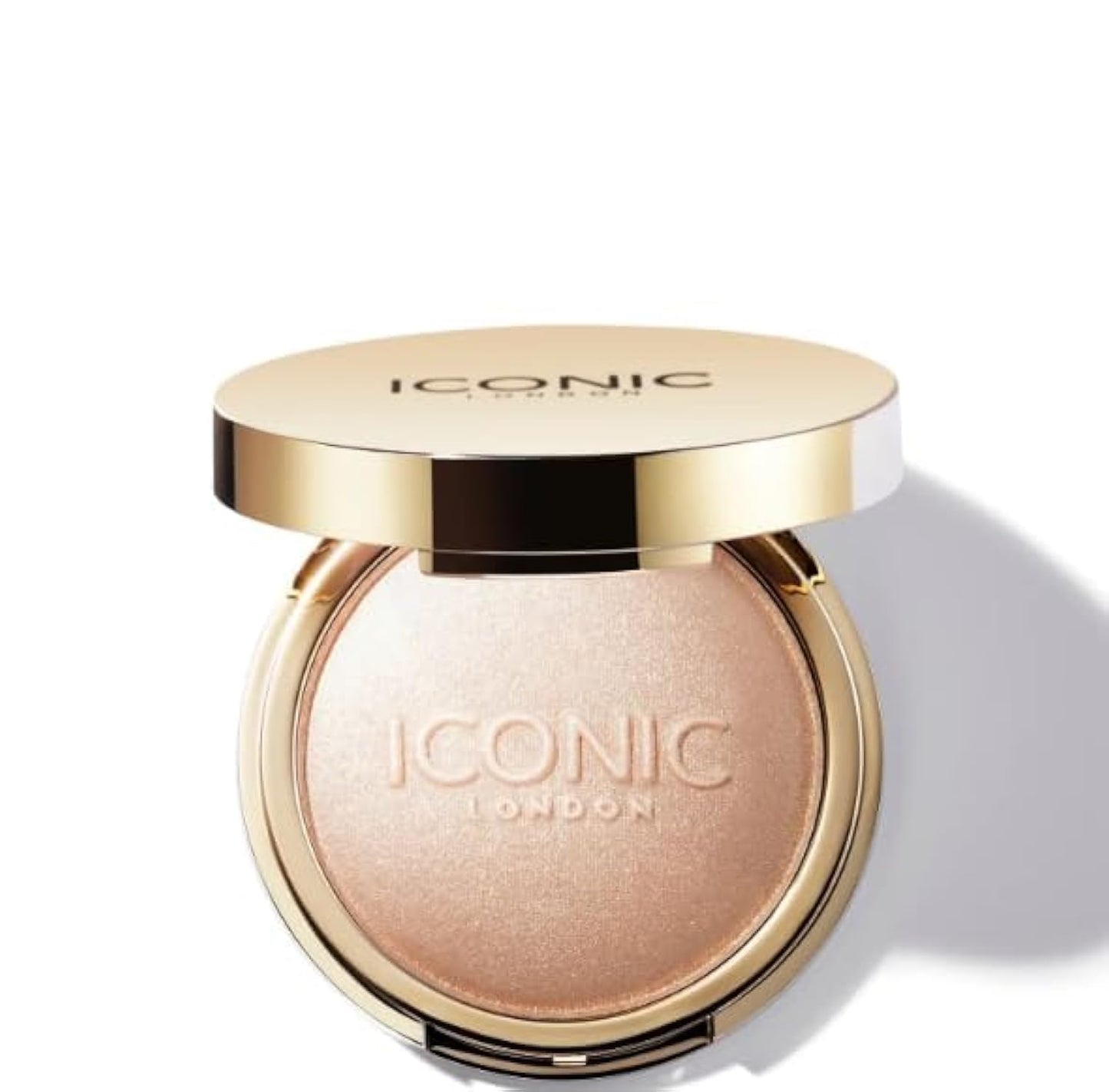 ICONIC LONDON Lit and Luminous Baked Highlighter | Powder Highlighter for a Radiant Glow, Cruelty-Free, Vegan Makeup, 0.56 oz